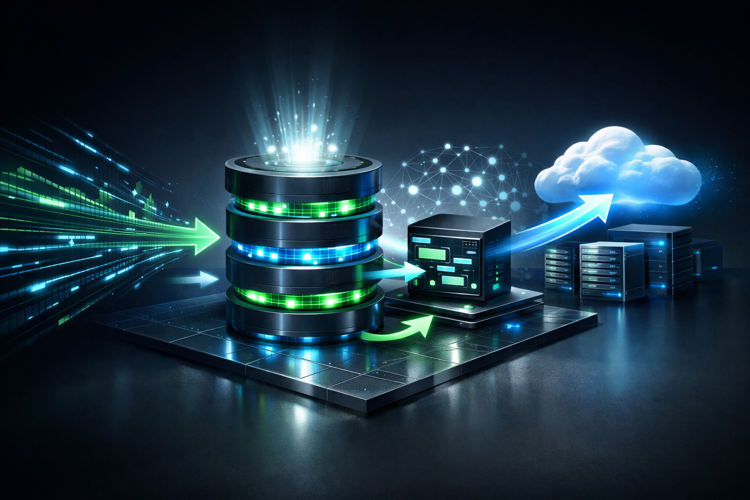 Editorial abstract cover for Edge Functions Are Moving From Always-Execute to Cache-First Architectures, showing a cloudflare and workers-cache update as connected infrastructure signals